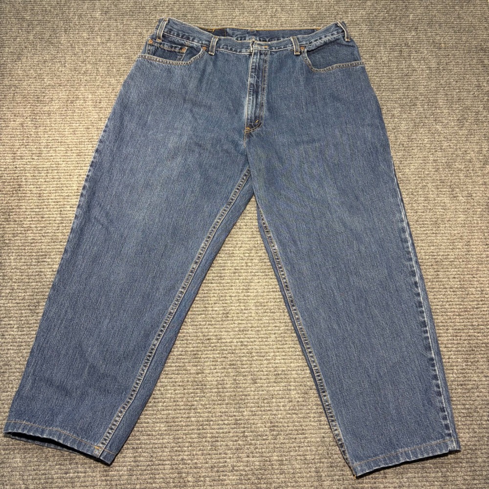 Levis 560 Loose Fit Tapered Leg Jeans Mens 38x30 Blue Denim Made USA 00560-4886